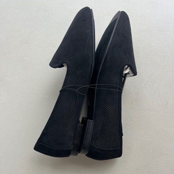 Torrid Women 13WW Black Perforated Slip On Loafer Flats 14313422 Chic Career New - Picture 8 of 12